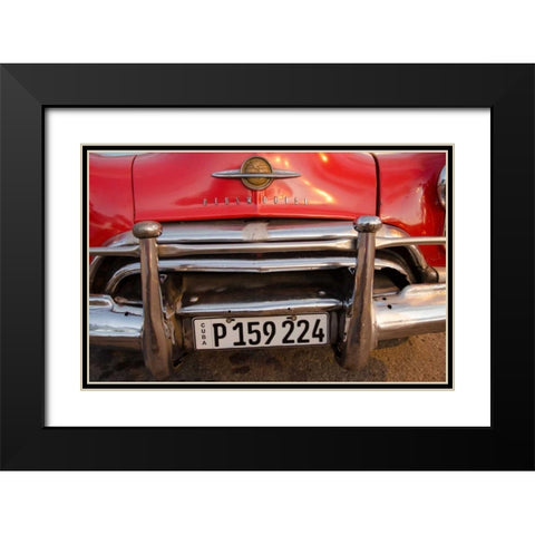 Colors of Cuba I Black Modern Wood Framed Art Print with Double Matting by DeNardo, Laura