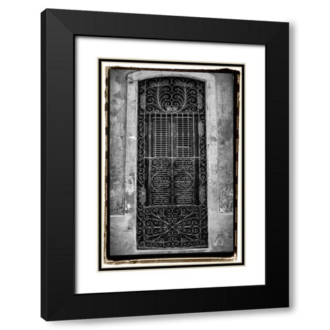 Past Elegance I Black Modern Wood Framed Art Print with Double Matting by DeNardo, Laura