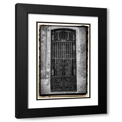 Past Elegance I Black Modern Wood Framed Art Print with Double Matting by DeNardo, Laura