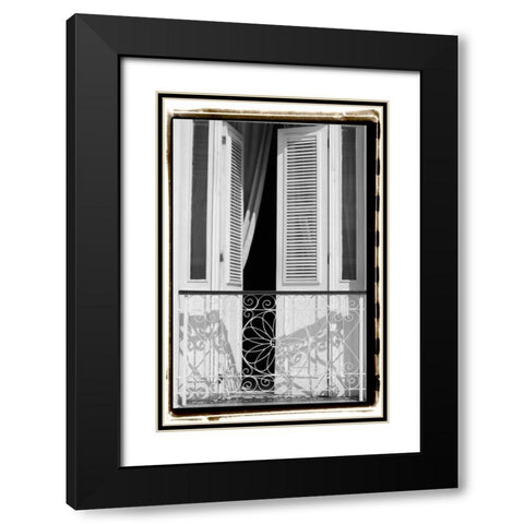 Past Elegance II Black Modern Wood Framed Art Print with Double Matting by DeNardo, Laura