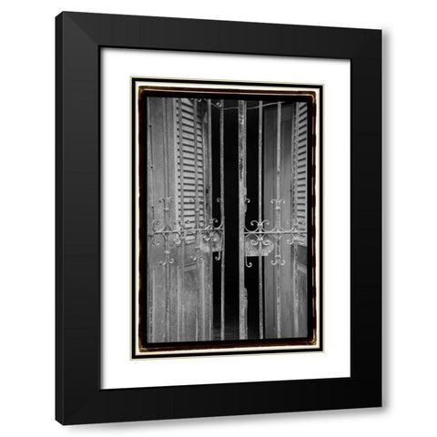 Past Elegance III Black Modern Wood Framed Art Print with Double Matting by DeNardo, Laura