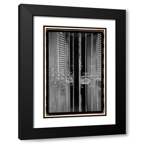 Past Elegance III Black Modern Wood Framed Art Print with Double Matting by DeNardo, Laura
