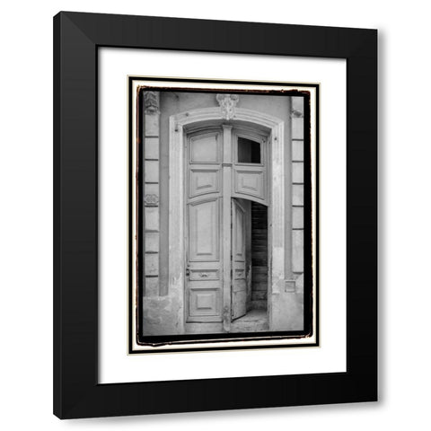 Past Elegance IV Black Modern Wood Framed Art Print with Double Matting by DeNardo, Laura