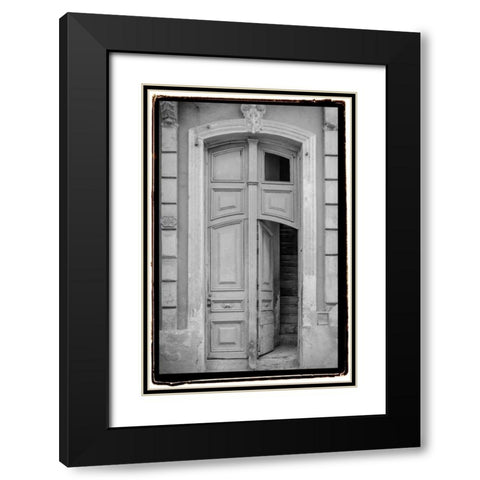 Past Elegance IV Black Modern Wood Framed Art Print with Double Matting by DeNardo, Laura