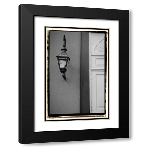 French Quarter Architecture II Black Modern Wood Framed Art Print with Double Matting by DeNardo, Laura