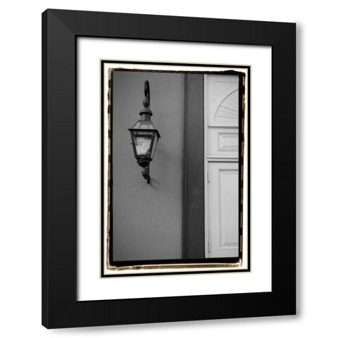 French Quarter Architecture II Black Modern Wood Framed Art Print with Double Matting by DeNardo, Laura