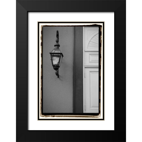 French Quarter Architecture II Black Modern Wood Framed Art Print with Double Matting by DeNardo, Laura