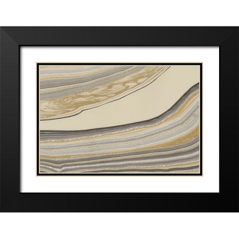 Cross Sections IV Black Modern Wood Framed Art Print with Double Matting by Stramel, Renee W.