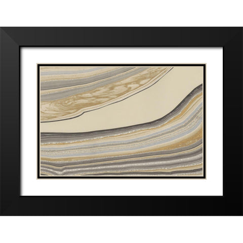 Cross Sections IV Black Modern Wood Framed Art Print with Double Matting by Stramel, Renee W.