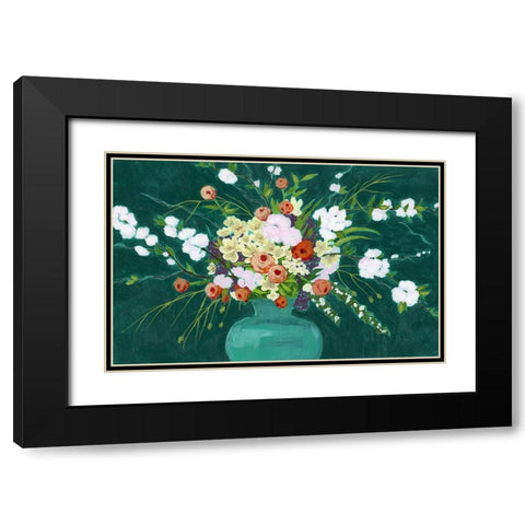 Bountiful Blossoms I Black Modern Wood Framed Art Print with Double Matting by Popp, Grace