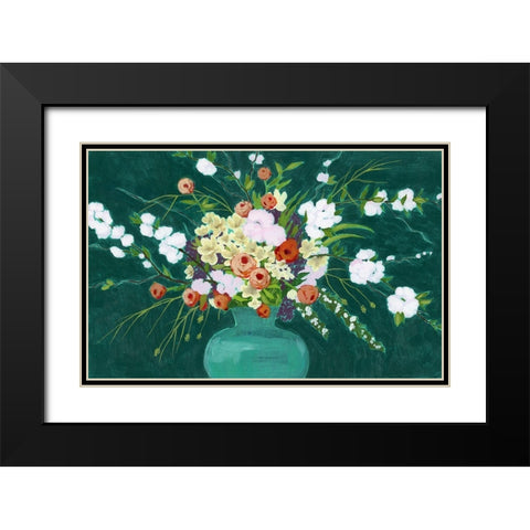 Bountiful Blossoms I Black Modern Wood Framed Art Print with Double Matting by Popp, Grace