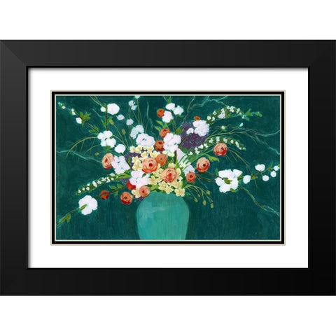 Bountiful Blossoms II Black Modern Wood Framed Art Print with Double Matting by Popp, Grace