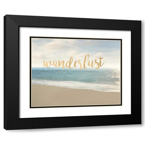 Beach Wanderlust Black Modern Wood Framed Art Print with Double Matting by McLoughlin, James