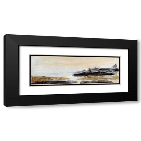 Silencio I Black Modern Wood Framed Art Print with Double Matting by Bramma, Lila