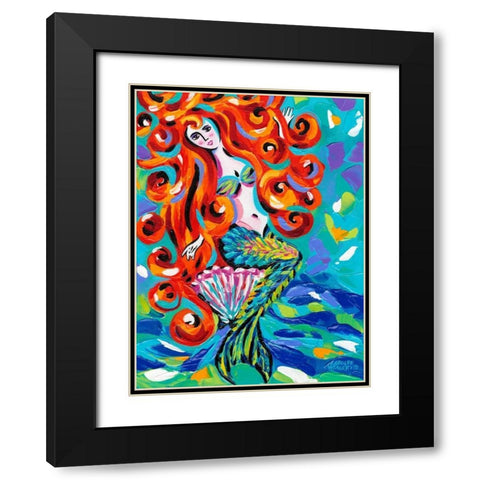 Ocean Friends IV Black Modern Wood Framed Art Print with Double Matting by Vitaletti, Carolee