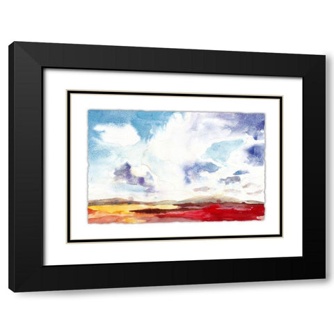 Sky View V Black Modern Wood Framed Art Print with Double Matting by McCreery, Paul