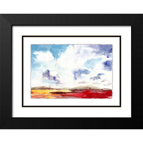 Sky View V Black Modern Wood Framed Art Print with Double Matting by McCreery, Paul