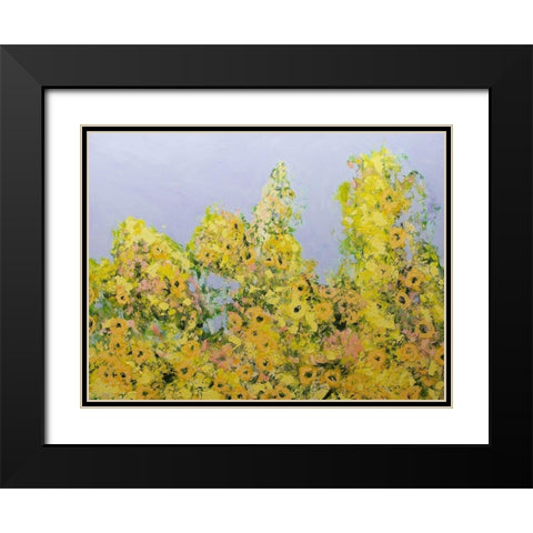 Clinging Vines Black Modern Wood Framed Art Print with Double Matting by Friedlander, Allan