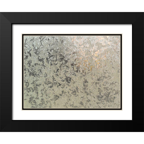 Frosty I Black Modern Wood Framed Art Print with Double Matting by Bane, Eva