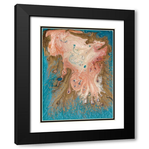 Reef I Black Modern Wood Framed Art Print with Double Matting by Ludwig, Alicia