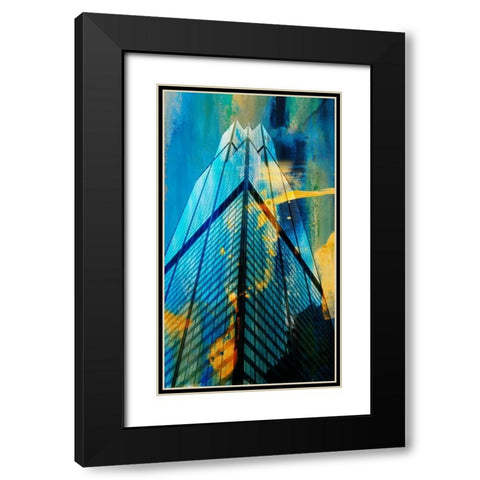 Sears Building, Chicago Black Modern Wood Framed Art Print with Double Matting by Jasper, Sisa