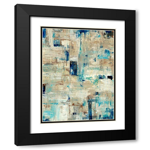 Aqua Separation II Black Modern Wood Framed Art Print with Double Matting by OToole, Tim