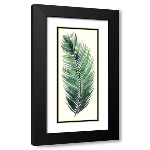 Dancing Palm I Black Modern Wood Framed Art Print with Double Matting by Popp, Grace