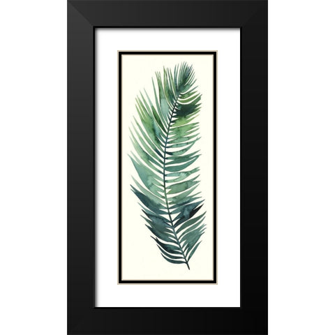 Dancing Palm II Black Modern Wood Framed Art Print with Double Matting by Popp, Grace