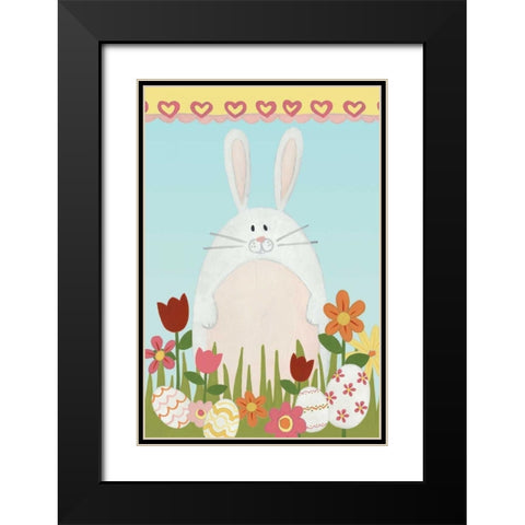 Easter Sweeties II Black Modern Wood Framed Art Print with Double Matting by Vess, June Erica