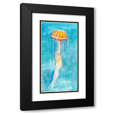 Nettle I Black Modern Wood Framed Art Print with Double Matting by Ludwig, Alicia