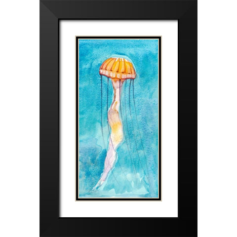 Nettle I Black Modern Wood Framed Art Print with Double Matting by Ludwig, Alicia