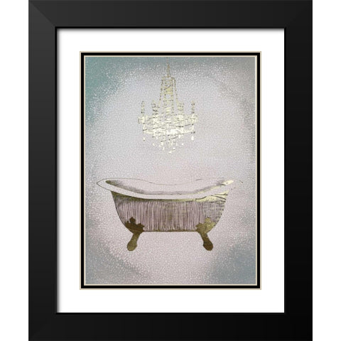 Gilded Bath II Black Modern Wood Framed Art Print with Double Matting by Popp, Grace