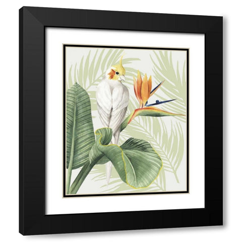 Avian Paradise II Black Modern Wood Framed Art Print with Double Matting by Popp, Grace