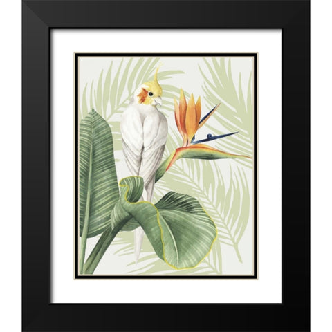 Avian Paradise II Black Modern Wood Framed Art Print with Double Matting by Popp, Grace