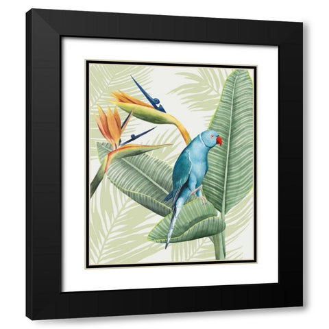 Avian Paradise III Black Modern Wood Framed Art Print with Double Matting by Popp, Grace
