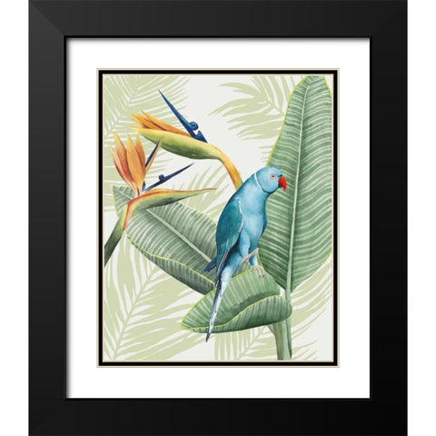 Avian Paradise III Black Modern Wood Framed Art Print with Double Matting by Popp, Grace