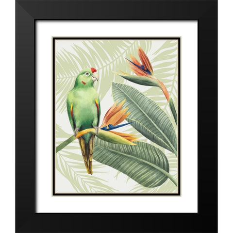 Avian Paradise IV Black Modern Wood Framed Art Print with Double Matting by Popp, Grace
