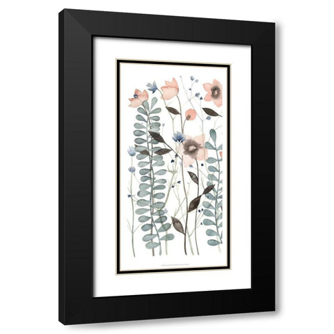 Ethereal Triptych I Black Modern Wood Framed Art Print with Double Matting by Popp, Grace