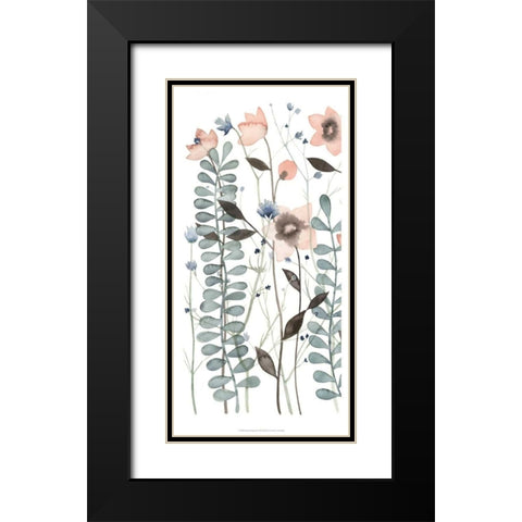 Ethereal Triptych I Black Modern Wood Framed Art Print with Double Matting by Popp, Grace