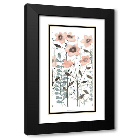 Ethereal Triptych II Black Modern Wood Framed Art Print with Double Matting by Popp, Grace