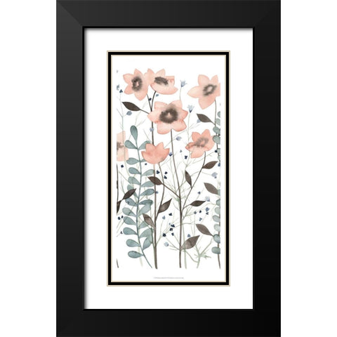 Ethereal Triptych II Black Modern Wood Framed Art Print with Double Matting by Popp, Grace