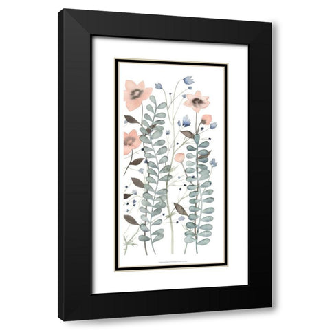 Ethereal Triptych III Black Modern Wood Framed Art Print with Double Matting by Popp, Grace