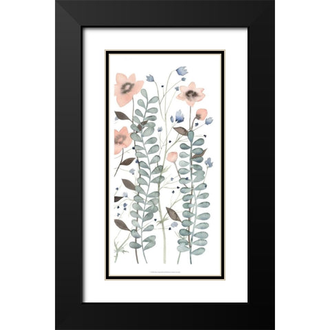 Ethereal Triptych III Black Modern Wood Framed Art Print with Double Matting by Popp, Grace