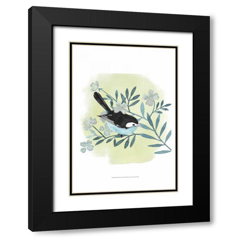 Feathered Friends I Black Modern Wood Framed Art Print with Double Matting by Popp, Grace