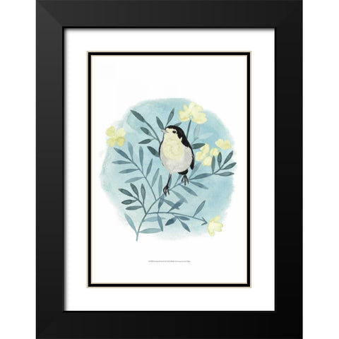 Feathered Friends II Black Modern Wood Framed Art Print with Double Matting by Popp, Grace