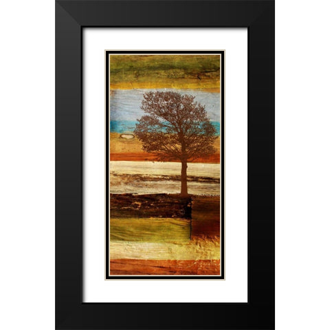 Fall Colors I Black Modern Wood Framed Art Print with Double Matting by Orlov, Irena