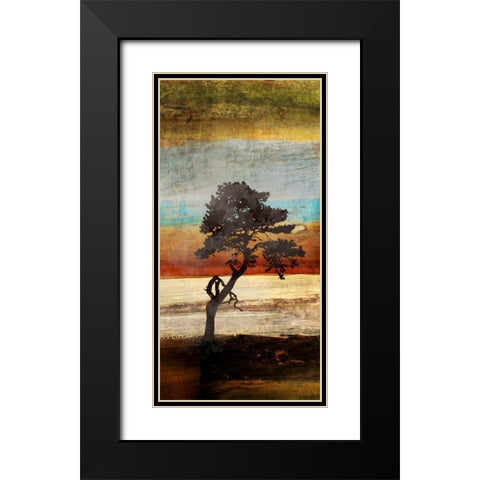 Fall Colors II Black Modern Wood Framed Art Print with Double Matting by Orlov, Irena