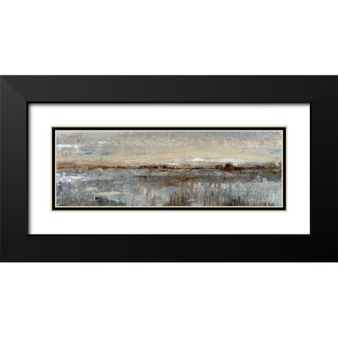 Custom Grey Mist I (ASH) Black Modern Wood Framed Art Print with Double Matting by OToole, Tim