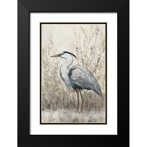 Hunt in Shallow Waters II Black Modern Wood Framed Art Print with Double Matting by OToole, Tim