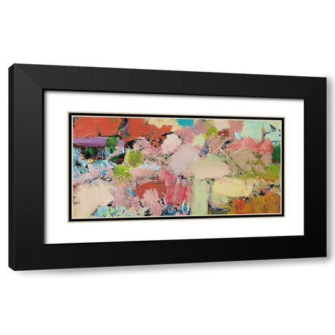 Azaleas Black Modern Wood Framed Art Print with Double Matting by Friedlander, Allan